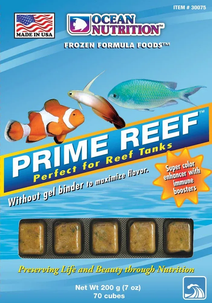 Ocean Nutrition Prime Reef Frozen Fish Food 7 oz SD-5