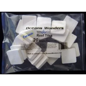 Ocean Wonders CERAMIC Coral Frag Tiles 20 pcs.