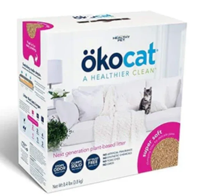 Okocat Super Soft Clumping Wood Cat Litter