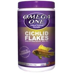 Omega One Cichlid Flakes, 5.3 oz.