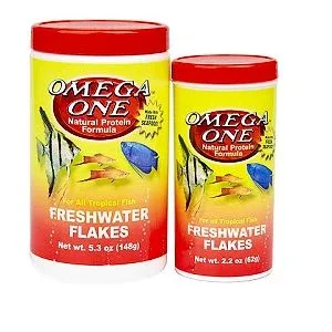 Omega One Freshwater Flakes, 1 oz.