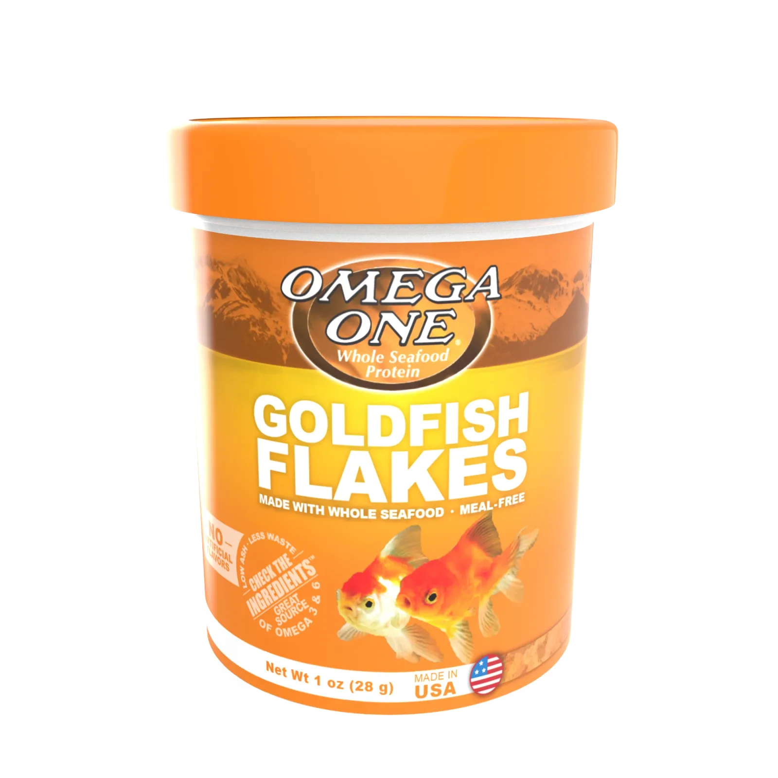 Omega One Goldfish Flakes Fish Food 1 oz
