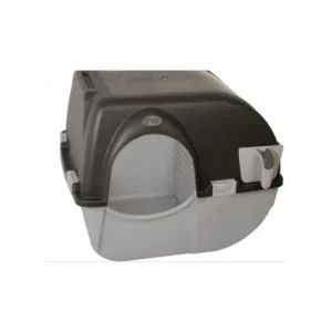 Omega Paw Self-Cleaning Cat Litter Box - Brown/Taupe - Large
