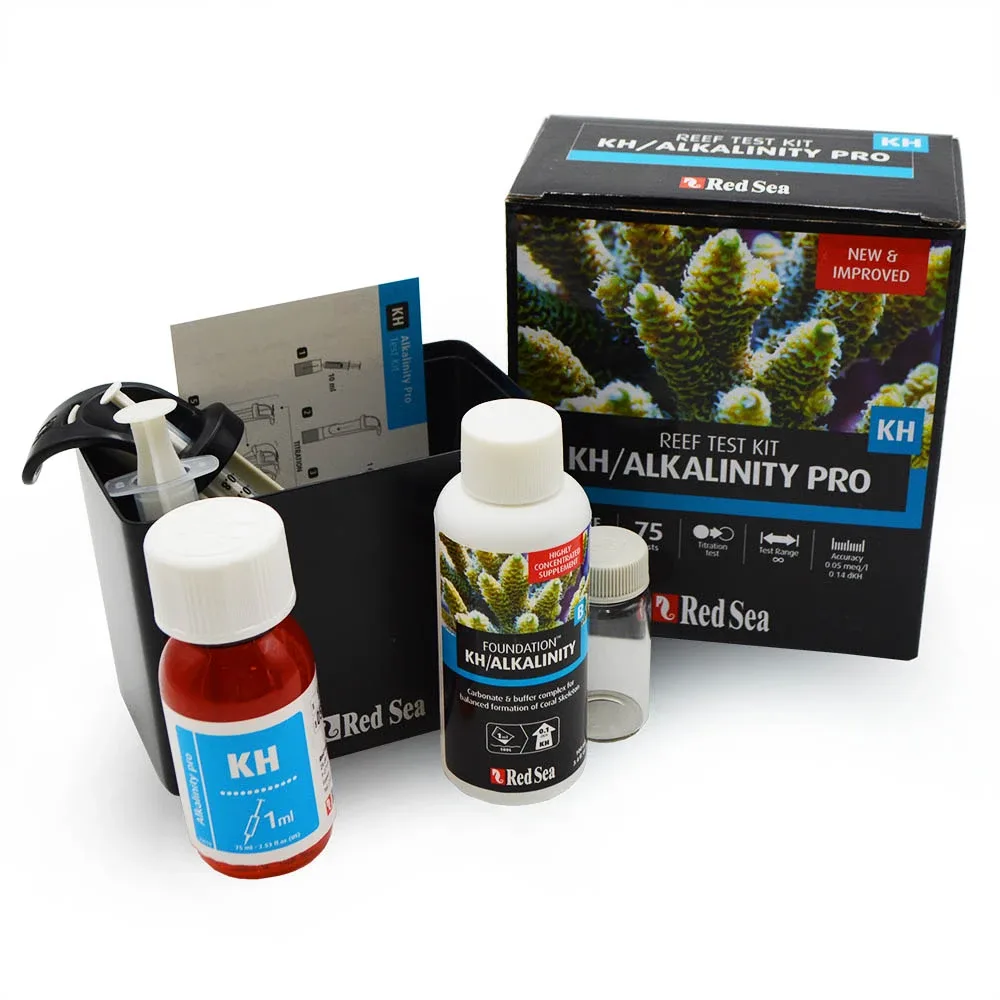 (OPEN BOX) KH/Alkalinity Pro-High Accuracy Titration Test kit (75 tests) - Red Sea