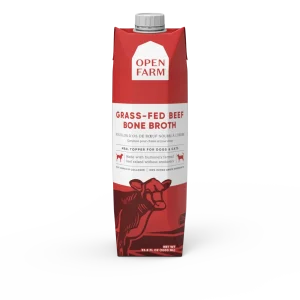 Open Farm Grass-Fed Beef Bone Broth for Dogs & Cats 33.8oz
