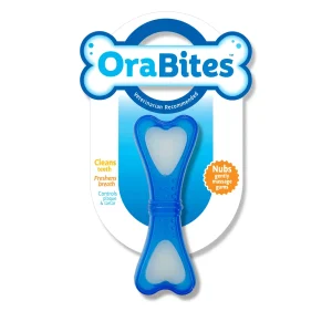 OraBites Heart Shaped Bone Chew Toy