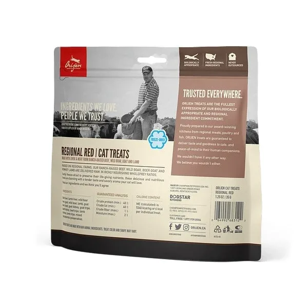 ORIJEN Freeze Dried Regional Red Cat Treats - Image 2
