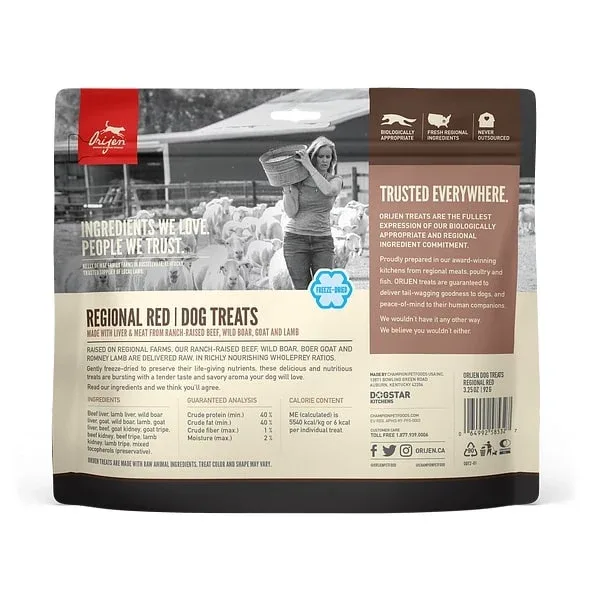 ORIJEN Freeze Dried Regional Red Dog Treats - Image 2