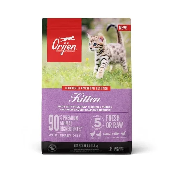 ORIJEN Premium High-Protein Grain-Free Kitten Recipe Dry Cat Food