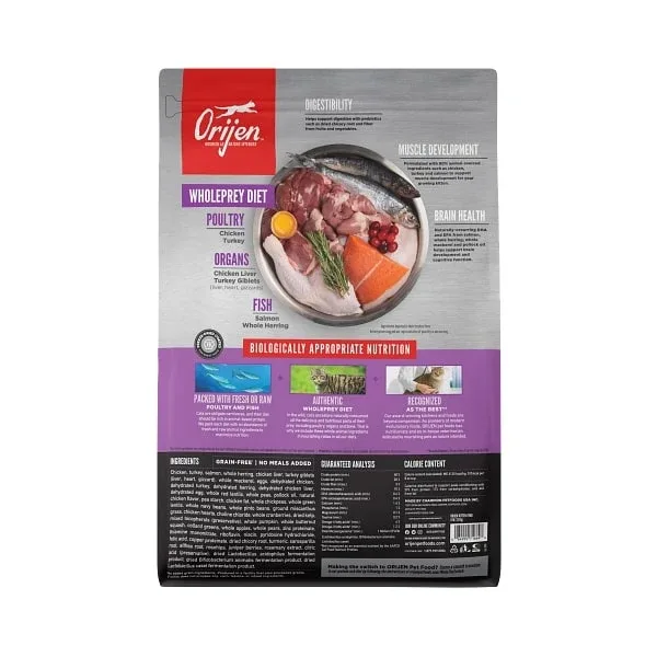 ORIJEN Premium High-Protein Grain-Free Kitten Recipe Dry Cat Food - Image 2