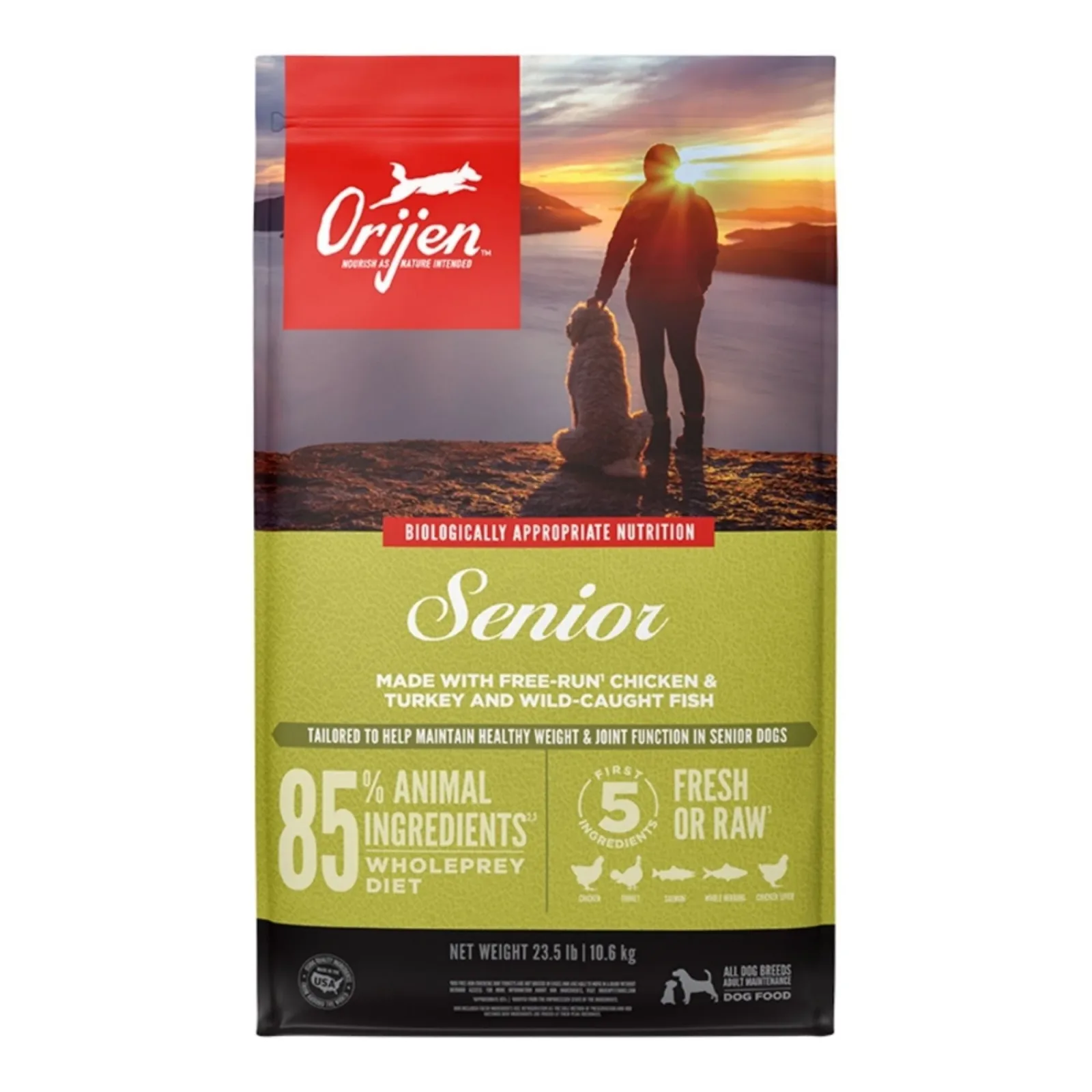 Orijen Senior Dog Food, 23.5 lb