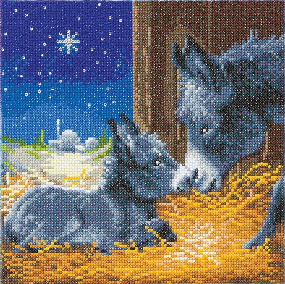 Outset Games And Cobble Hill Puzzles Little Donkey Crystal Art Kit