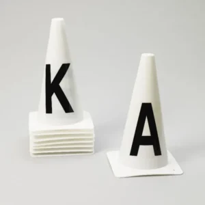 Ovation Dressage Cones- Set Of 4 White