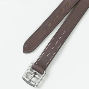 Ovation Eng Leather Half Hole Black Leathers