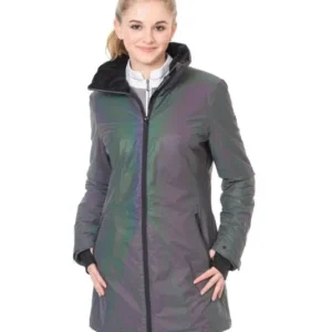 Ovation Ladies Prisma Hi Vis Jacket Large Rainbow