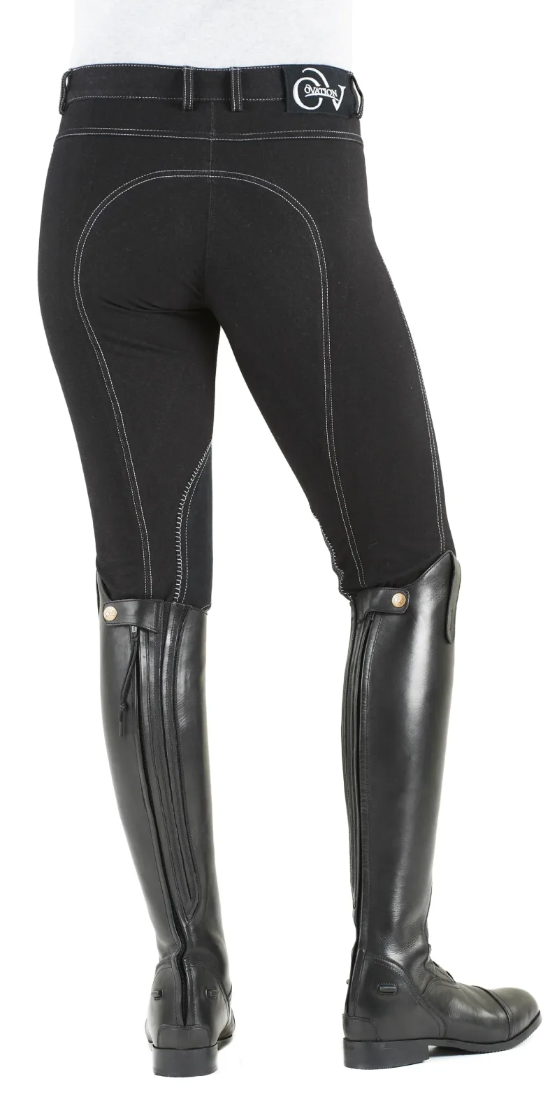 Ovation® Ladies’ SoftFlex Classic Knee-Patch Breech - Image 2