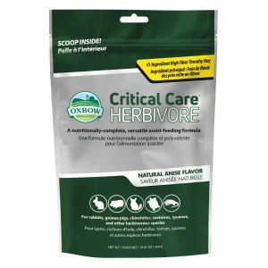 Oxbow Animal Health Critical Care Herbivore Feeding Formula 454g, Anise, 1ea/16 oz
