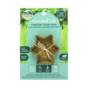 Oxbow Animal Health Enriched Life Timothy Star Dish Small Animal Chew One Size
