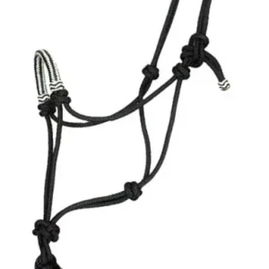 Oxbow Braided Nose Rope Halter with Rawhide