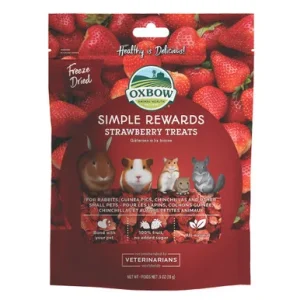Oxbow Simple Rewards Small Animal Strawberry Treats