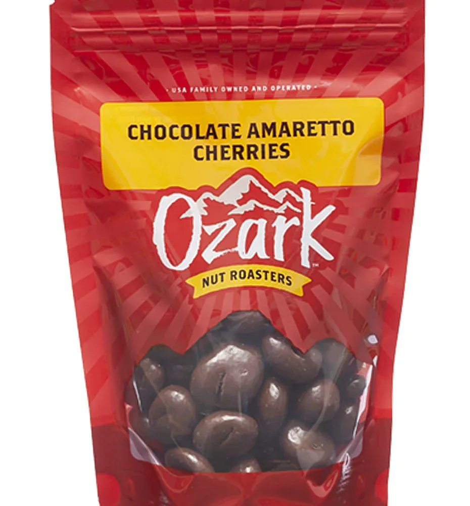 Ozark Nut Roasters Chocolate Amaretto Cherries 8oz