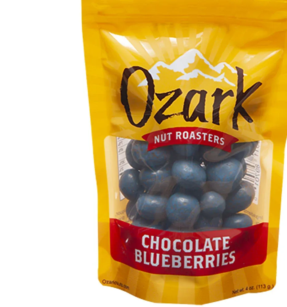Ozark Nut Roasters Chocolate Blueberries 3.5oz