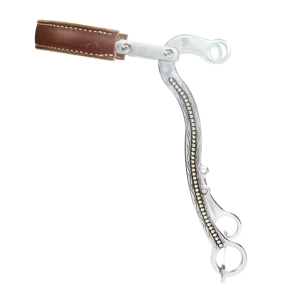 Palmer Bits Spurs Leather Noseband Hackamore - Image 2