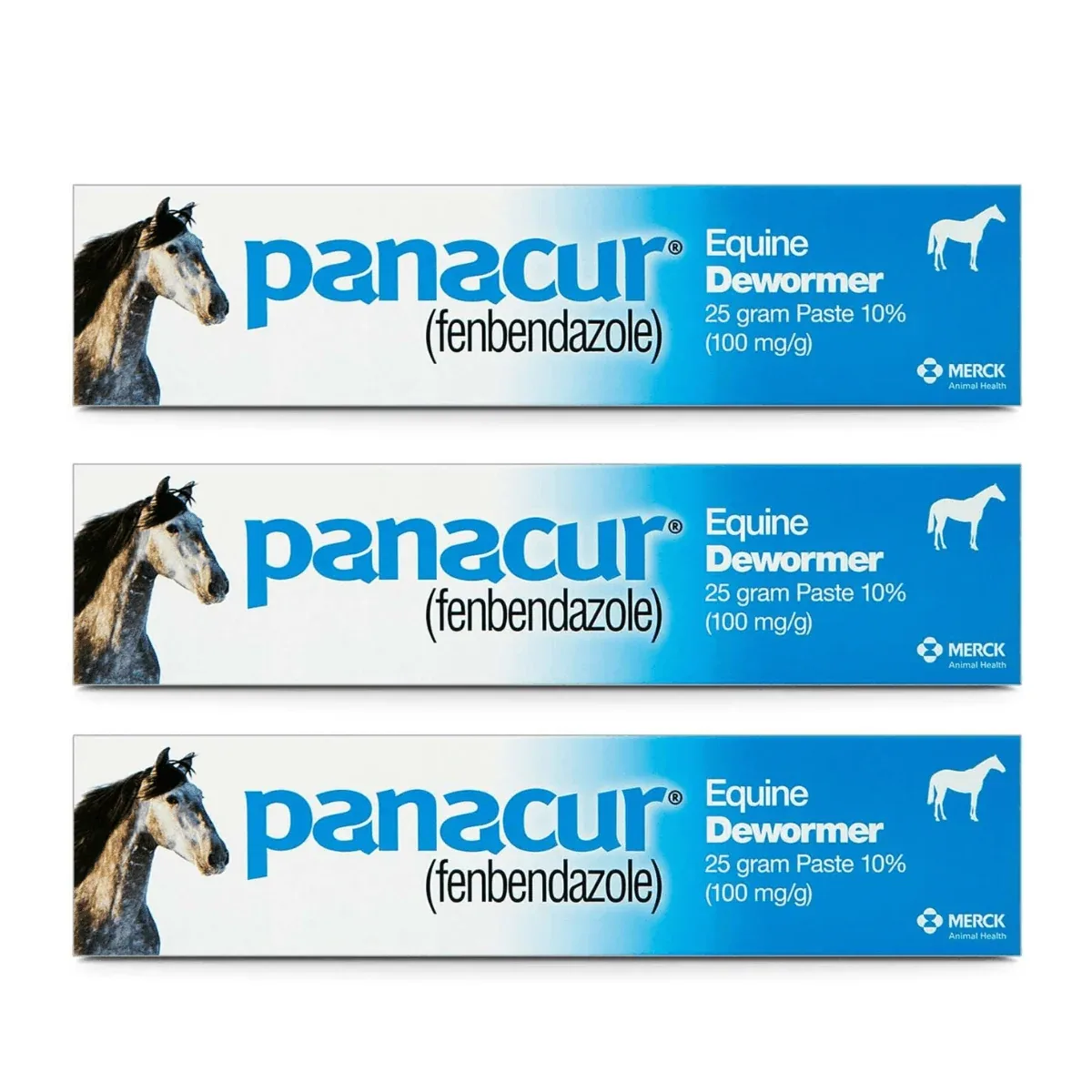 Panacur Equine Dewormer Paste 10 Percent Fenbendazole – Apple Cinnamon 3 Pack