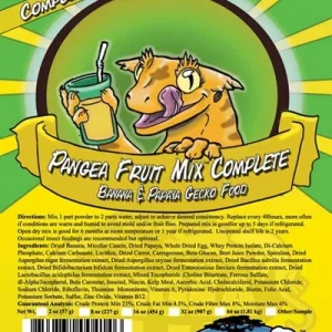 Pangea Fruit Mix™ Banana Papaya Complete Gecko Diet - yellow