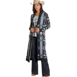 Panhandle Womens Navy South West Duster