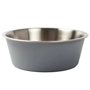 Park Life Designs Gray Malmo Stainless Steel Dog Bowl