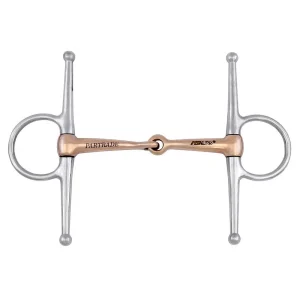 Partrade Trading Corporation Copper Full Cheek Snaffle Bit