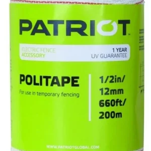 Patriot Polytape 660ft x 1/2 White