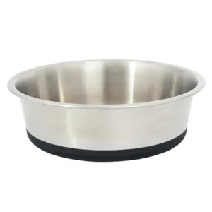 Pawpourri Stainless Steel Dog Bowl w/ Rubber Base