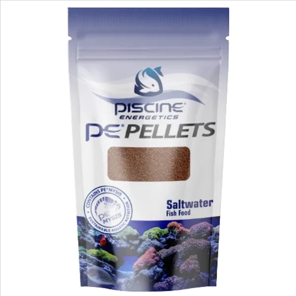 PE Mysis Pellets 8 oz / 226g (3 mm) - Saltwater Fish Food - Piscine Energetics