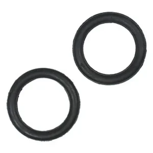 Peacock Rings Black Set of 2