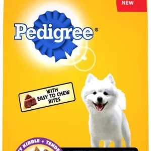 Pedigree Tender Bites Chicken and Steak Small Dry Dog Food 3.5 lb