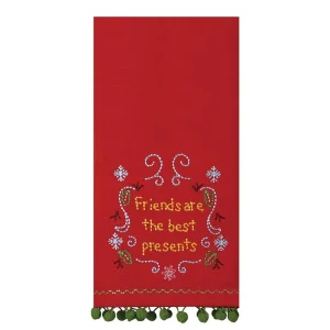 Peking Handicraft Inc. Friends Are Best Presents Kitchen Towel