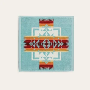 Pendleton Woolen Mills Inc. Chief Joseph Aqua Towels -Wash Cloth