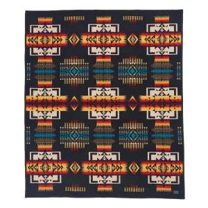 Pendleton Woolen Mills Inc. Chief Joseph Jacquard Black Blanket