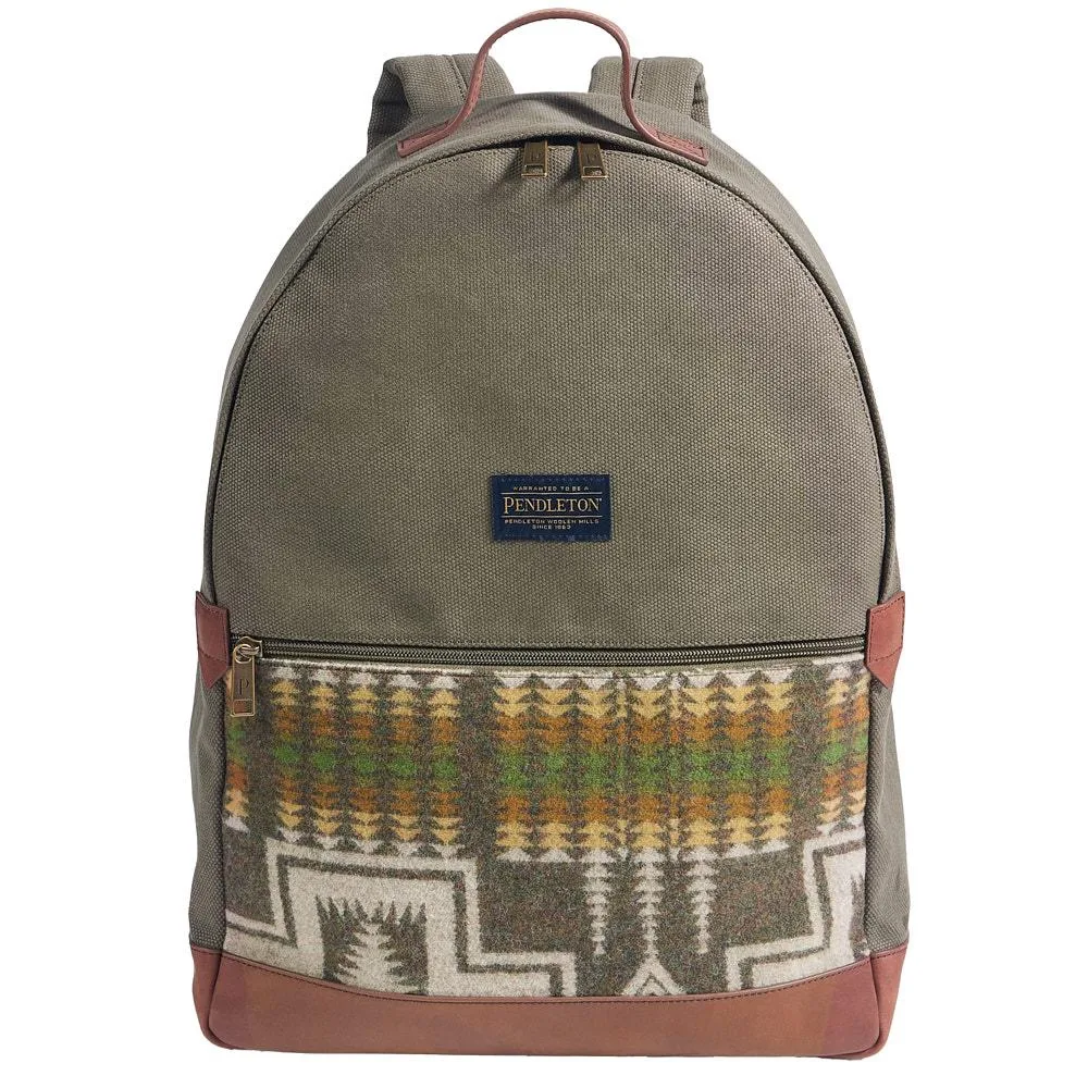 Pendleton Woolen Mills Inc. Harding Olive Backpack