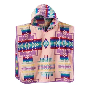 Pendleton Woolen Mills Inc. Jacquard Pink Hooded Towel