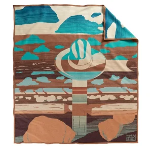 Pendleton Woolen Mills Inc. Jacquard Resting Place Wool Blanket