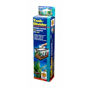 Penn-Plax Tank Divider Clear/Blue 10 gal, 11.37 x 9.62 in, Medium