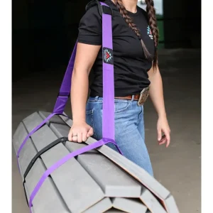 Performance Stall Mats Purple Mat Sling Shoulder Strap