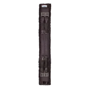 Perris Black Cotton/Fleece Dressage Girth