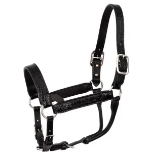 Perris Crocodile Embossed Show Halter