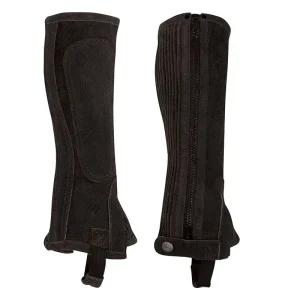Perris Suede Cowhide Zip Half Chaps