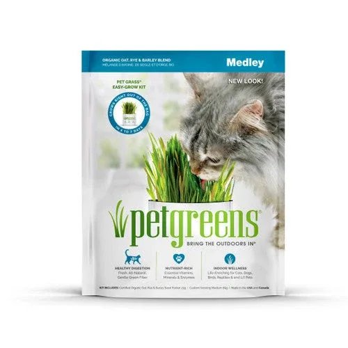 Pet Greens Medley Pet Grass Self-Grow Kit Organic Oat, Rye, & Barley Blend 3oz (D) - Image 2