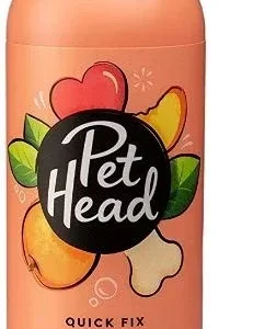 Pet Head Quick Fix Dry Clean Spray for Dogs Peach with Argan Oil